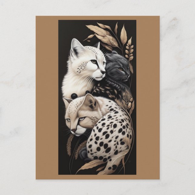 FELINE FINESSE #1 POSTKARTE (Vorderseite)