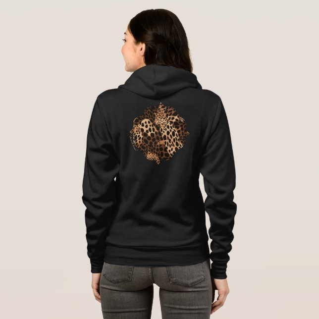 Feline Freckles Hoodie (Schwarz voll)