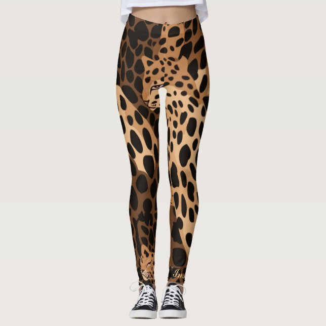 Feline Freckles Leggings (Vorderseite)