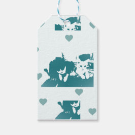 Feline Friends. Adorable Kitten Duo. Geschenkanhänger