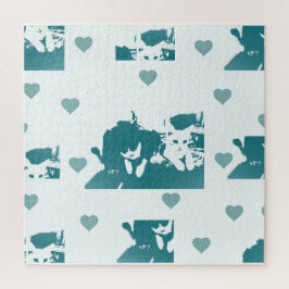 Feline Friends. Adorable Kitten Duo. Puzzle