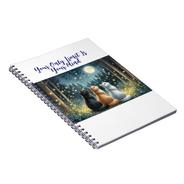 Feline Friends und der Mondlicht Notizblock (Rechte Seite)