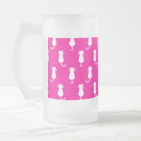 Feline Fun Forever Whimsical Cats Fuchsia