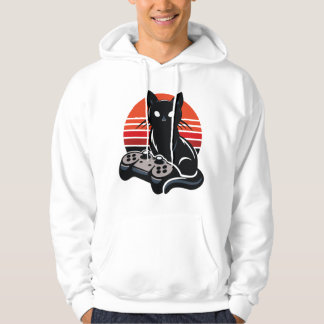 Feline Gamer: Die pawsome Controller Chronicles Hoodie