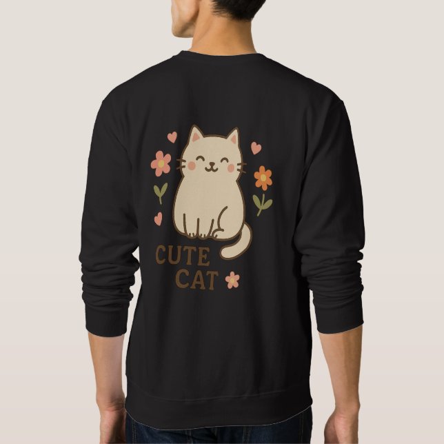 Feline in Bloom Sweatshirt (Rückseite)
