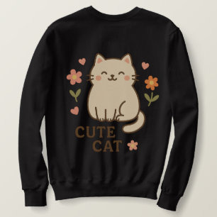 Feline in Bloom Sweatshirt
