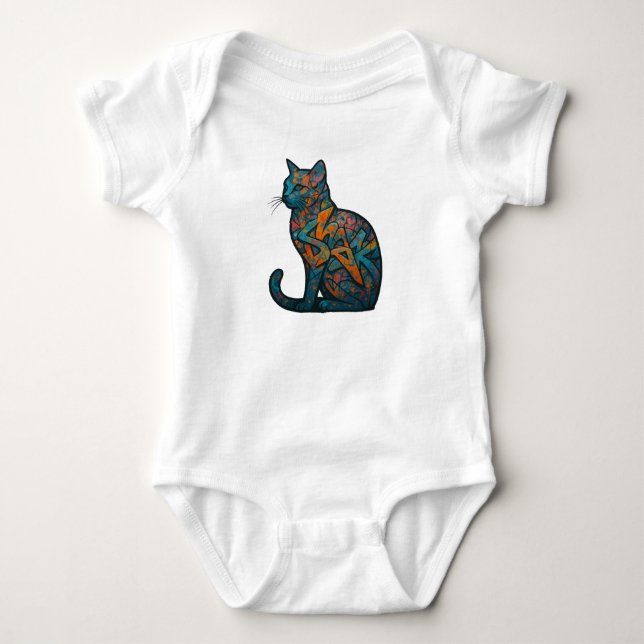Feline Inferno Baby Strampler (Vorderseite)