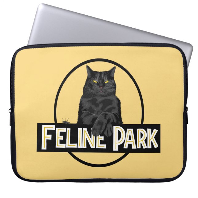 Feline Park Laptopschutzhülle (Vorderseite)
