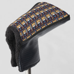 Feline Samurai Warrior Golf Headcover
