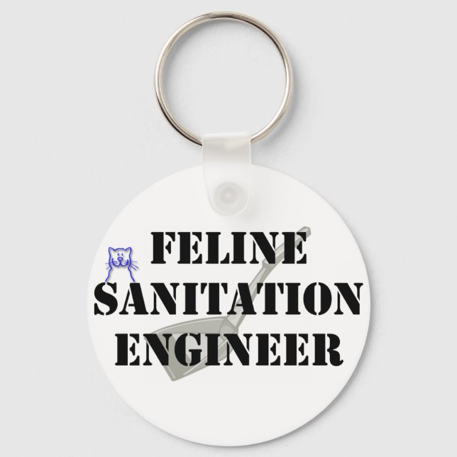 Feline Saniter Schlüsselanhänger (Vorderseite)