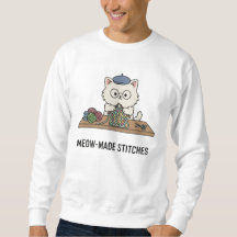 Feline Strickerin 'Meow-Made Stitches' Kunsthandwe