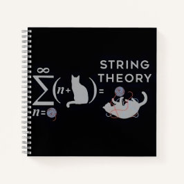 Feline String Theory: Ein mathematisches Dreieck Notizbuch