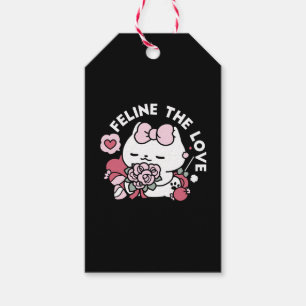 Feline the Liebe - Niedliches Katzen-Design von Va Geschenkanhänger