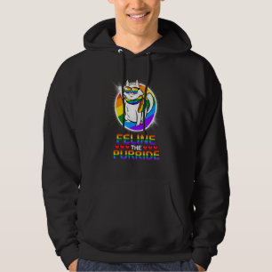 Feline The Purride Lgbt Gay Pride Cat 1 Hoodie