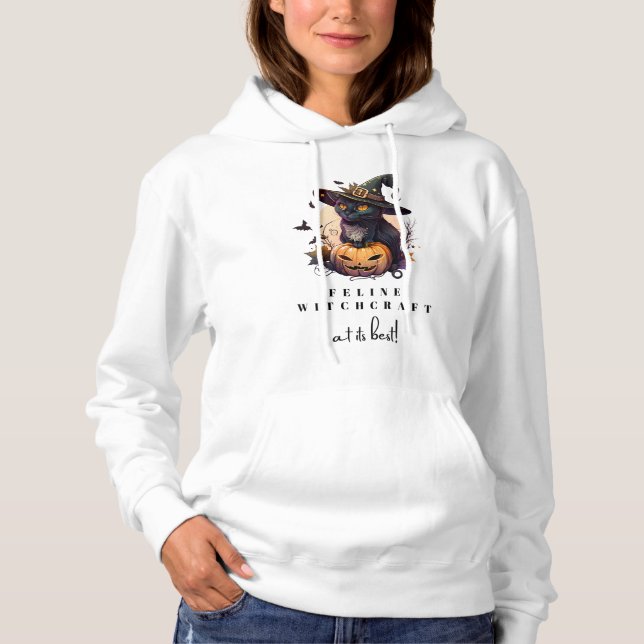 Feline Witchcraft: Der beste Witz Hoodie (Vorderseite)