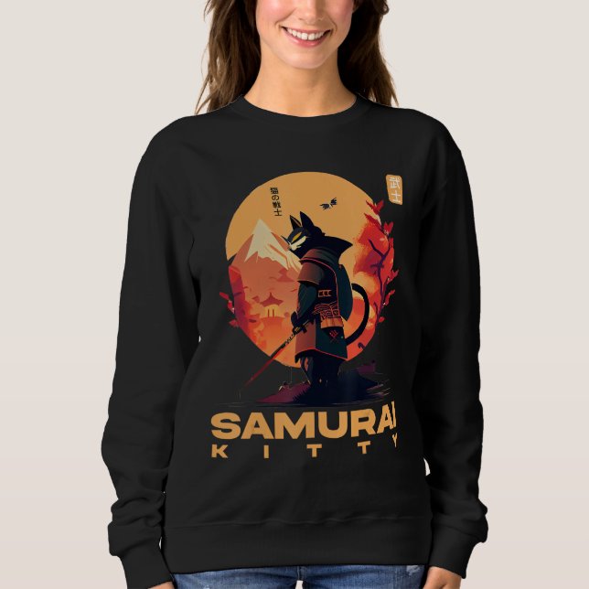 Feline Wonders The Rise of Samurai Kitty Sweatshirt (Vorderseite)