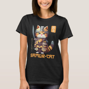 Feline World Domination Samurai Kitty übernimmt Üb T-Shirt