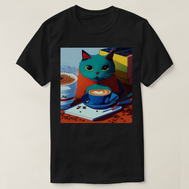 FelineFueled Art 19 T-Shirt (Design vorne)