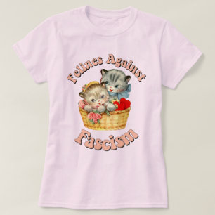 Felines gegen den Faschismus T-Shirt