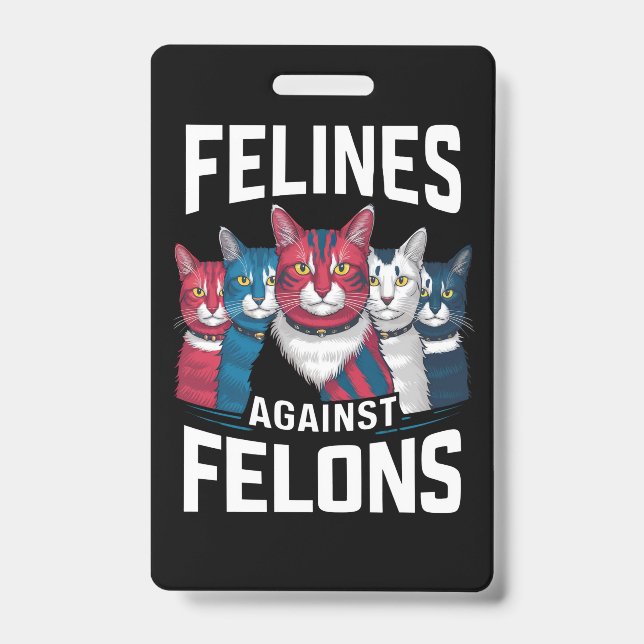 Felines gegen Felsen Ausweis (Vorderseite)