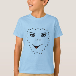 "Felines Soul, menschlicher Blick - künstlerisch T-Shirt