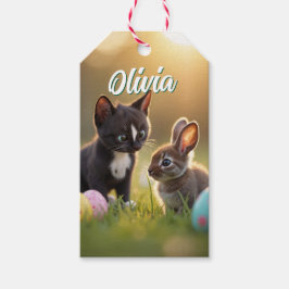 Felini & Fluffy: Eine Ostergeschichte von zwei Fre Geschenkanhänger