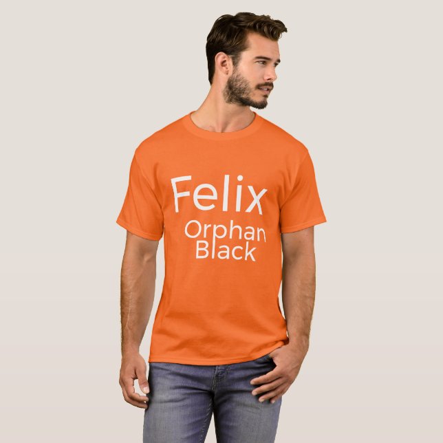 Felix aus der Fernsehshow Orphan Black einfachen T T-Shirt (Vorne ganz)