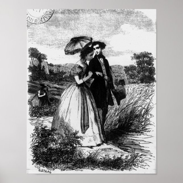 Felix de Vandenesse und Madame de Mortsauf Poster (Vorne)