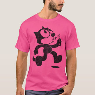 Felix die Katzenrückseite verblasst T-Shirt