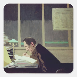 Felix Feneon, 'La Revue Blanche', 1896 Quadratischer Aufkleber