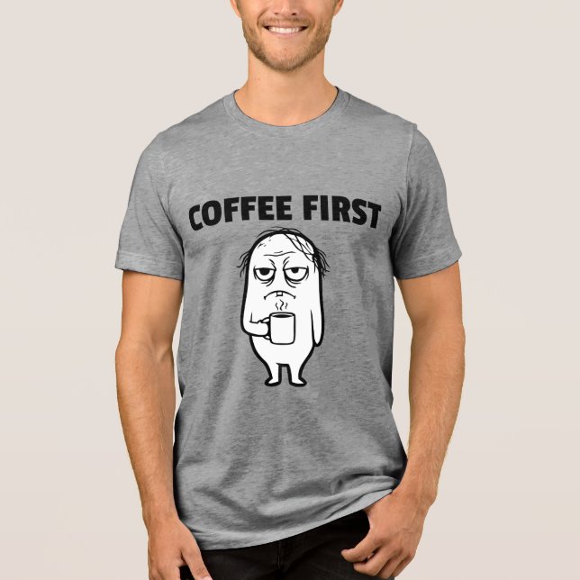 Felix Kaffee Tri-Blend Shirt (Vorderseite)