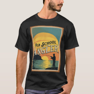 FELIX KATZE GEHT FISCHEN VINTAGE-ILLUSTRATION T-Shirt