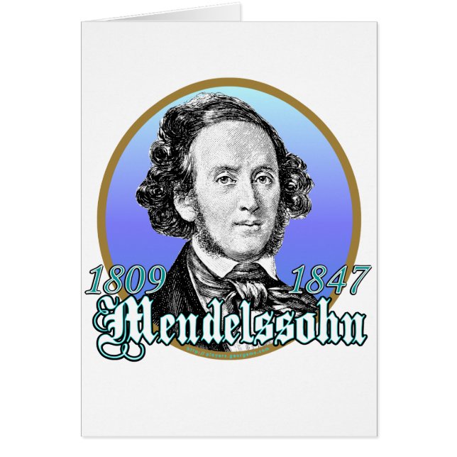 Felix Mendelssohn (Vorne)