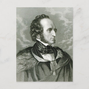 Felix Mendelssohn 2 Postkarte