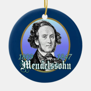 Felix Mendelssohn Keramikornament
