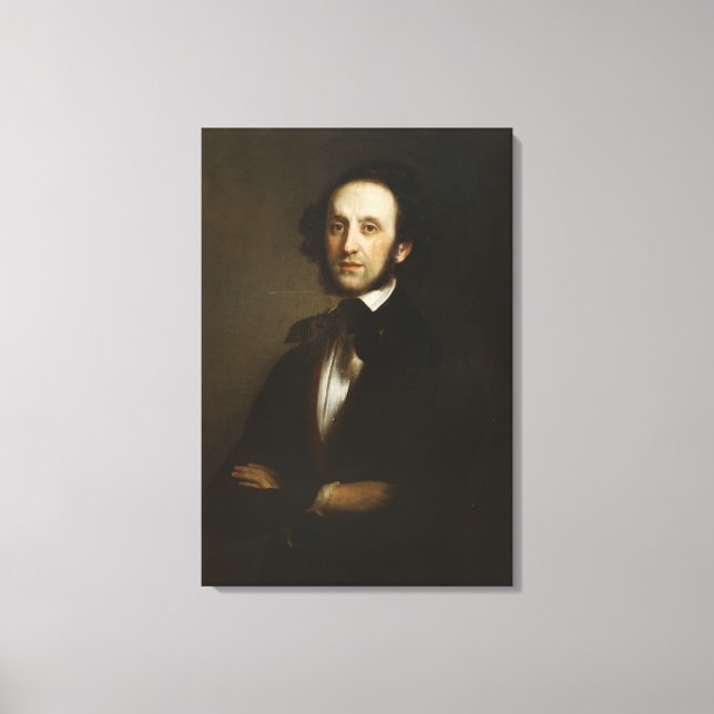 Felix Mendelssohn Leinwanddruck (Vorderseite)