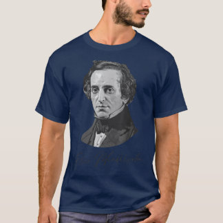 Felix Mendelssohn Portrait, Klassiker des Musikkom T-Shirt