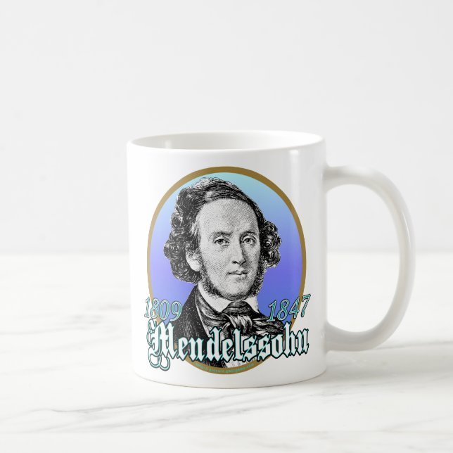 Felix Mendelssohn Tasse (Rechts)