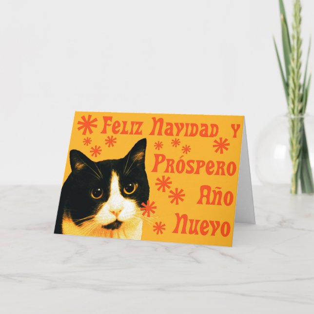 Felix Navidad Feiertagskarte (Vorderseite)