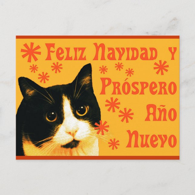 Felix Navidad Postkarte (Vorderseite)