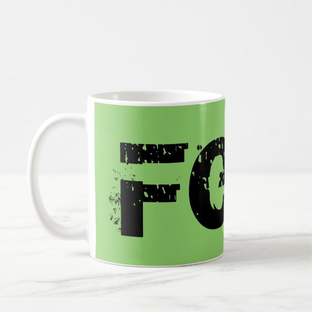 Felix, schwarzer Charakter der Waise, Tasse (Links)