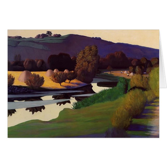 Felix Vallotton - Abend auf der Loire (Vorderseite (Horizontal))