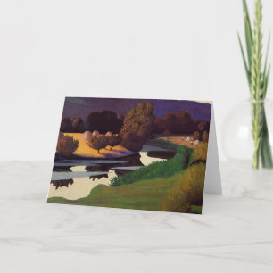 Felix Vallotton - Abend auf der Loire Karte