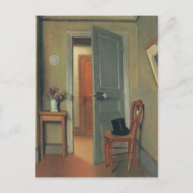 Felix Vallotton - Der Besuch Postkarte (Vorderseite)
