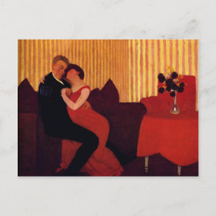 Felix Vallotton: Die Lüge Postkarte