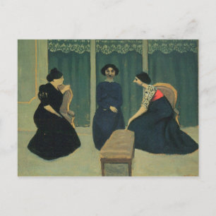 Felix Vallotton - Gossip Postkarte
