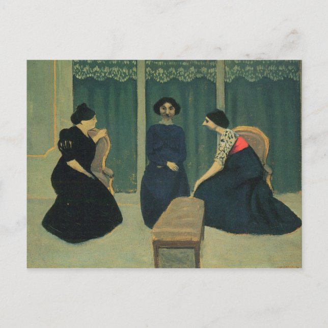 Felix Vallotton - Gossip Postkarte (Vorderseite)