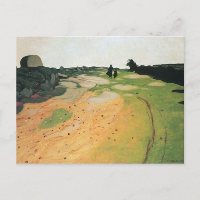 Felix Vallotton - Landschaft in Breton Postkarte (Vorderseite)