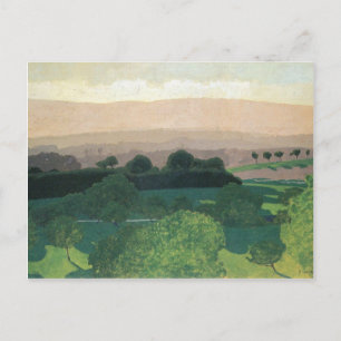 Felix Vallotton - Landschaft in Romanel Postkarte