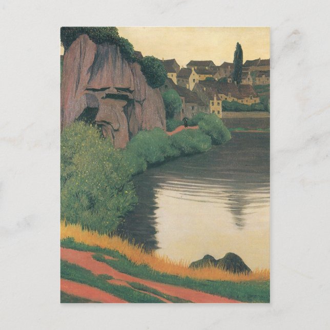 Felix Vallotton - LandschaftsSemur Postkarte (Vorderseite)